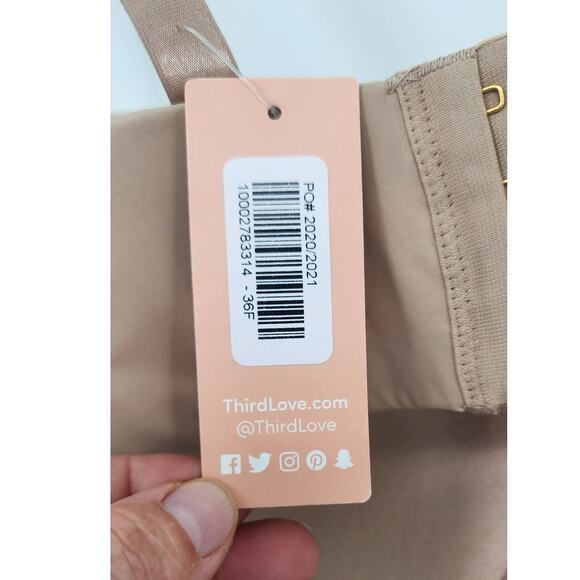 New NWT thirdlove 24/7 classic strapless bra 36F 36DDD - Picture 10 of 11